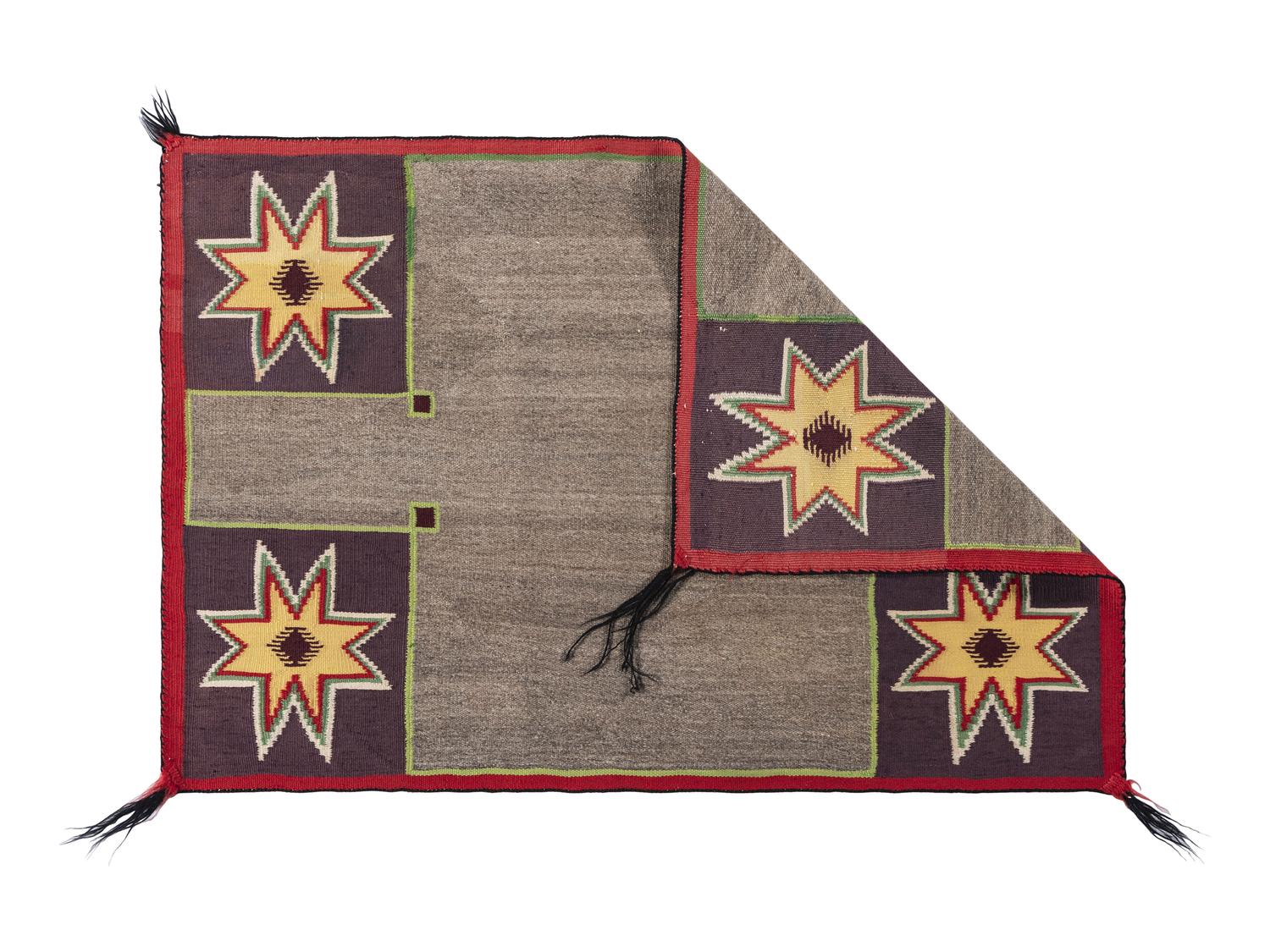 Navajo Germantown Saddle Blanket / Rug