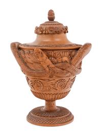 A Treen Ware Covered Urn