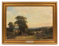 Henry Jutsum, (British, 1816-1869), Road to the Village