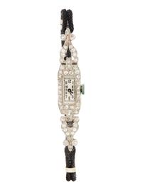 PLATINUM AND DIAMOND WATCH