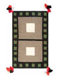 Navajo Double Sunday Saddle Blanket / Rug