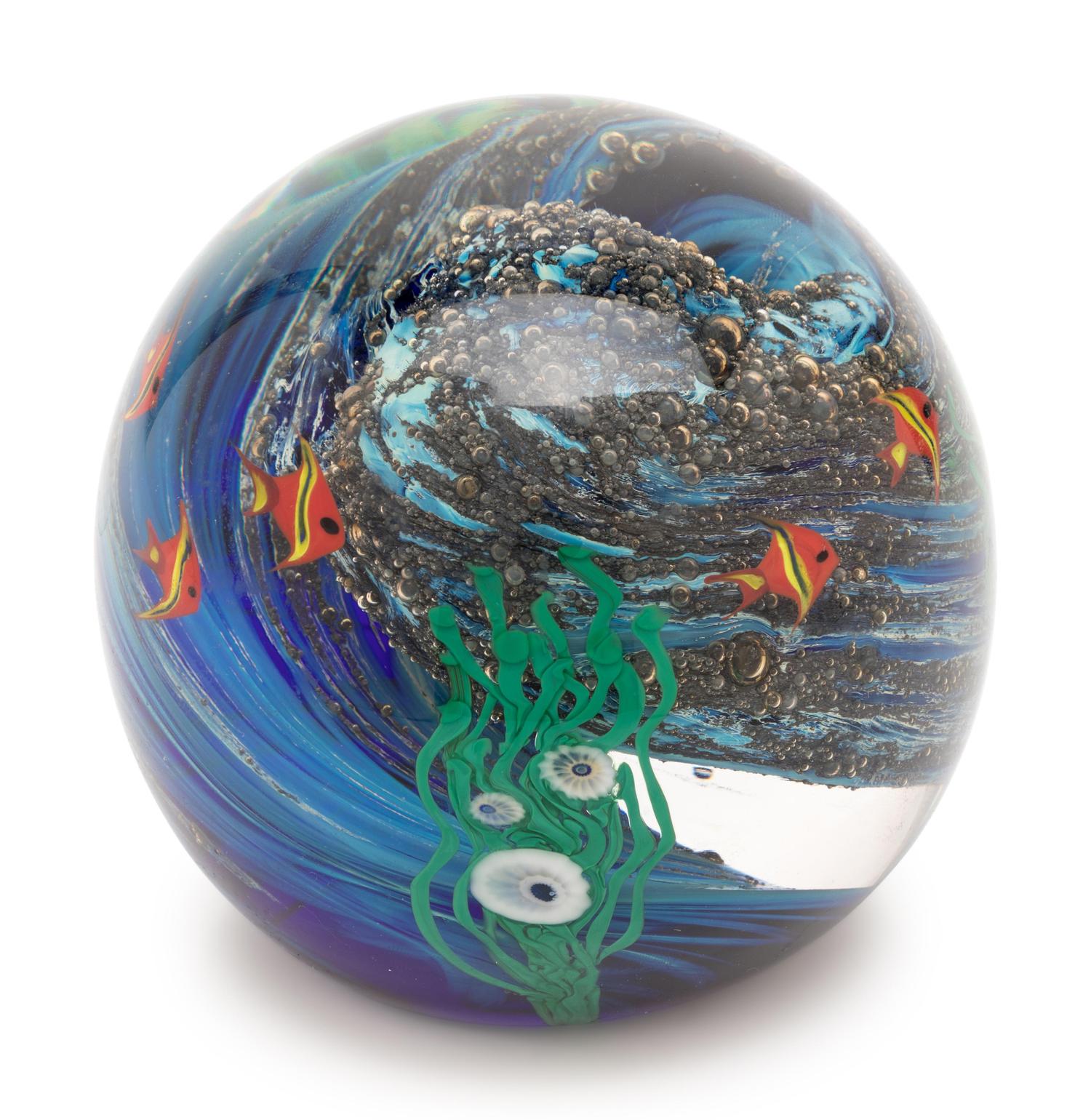 Large Seascape Paperweight