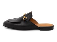 Gucci Black Leather Mules, Unworn