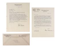 [POLITICS]. Political correspondence archive relating to important 1960s and 1970s issues and addressed to Major Robert H. Becker (1924-2014), USAF Retired.