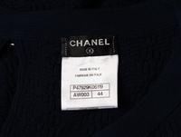 Chanel, Navy Sleeveless Knit Dress