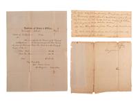[INDIANA TERRITORY] -- [WAR OF 1812]. A group of documents from the Indiana Territory, including: