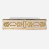 An Italian Neoclassical style painted wood bench late 19th / 20th century