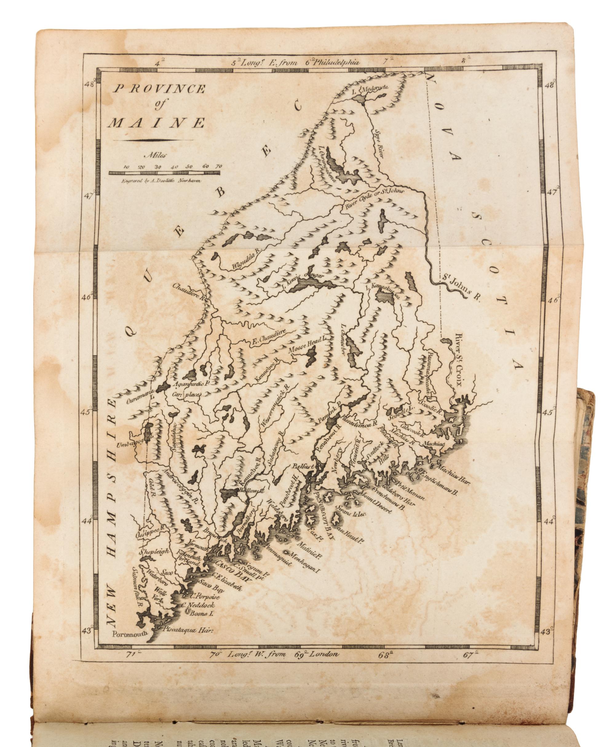 CAREY, Matthew. Carey's American Pocket Atlas. Philadelphia: for Matthew Carey by Lang and Ustick, 1796.
