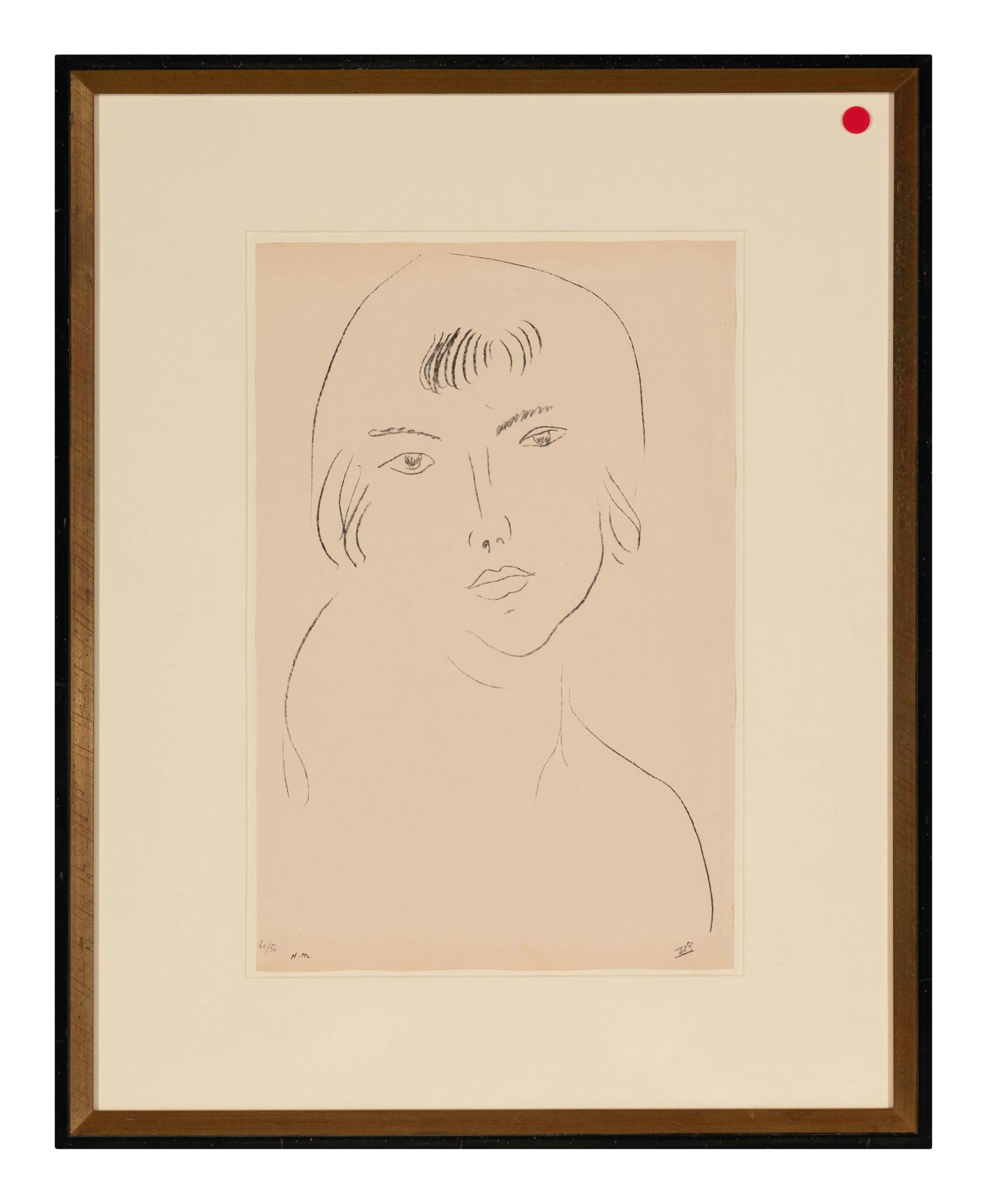 Visage a la Frange , 1913