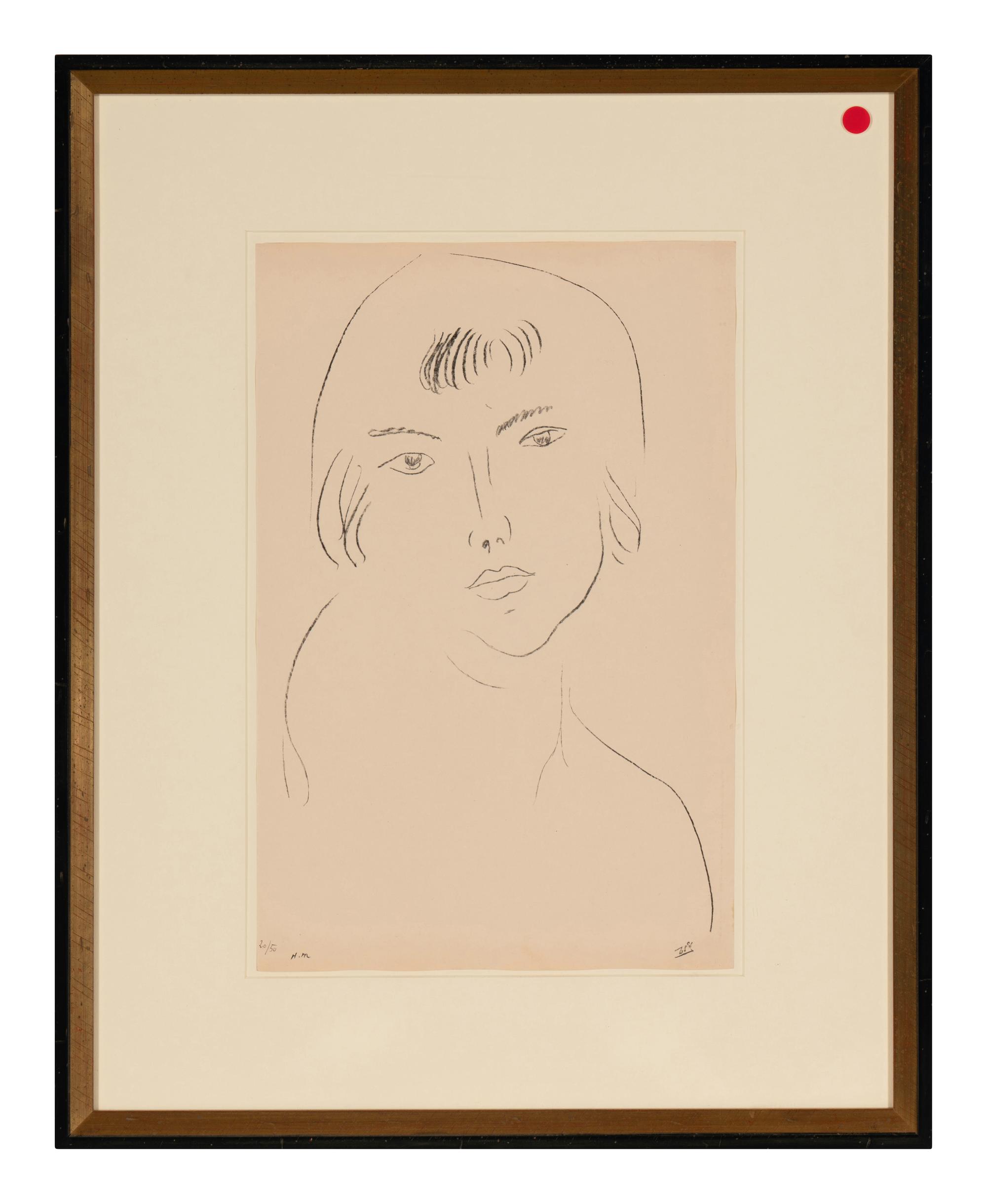 Visage a la Frange , 1913