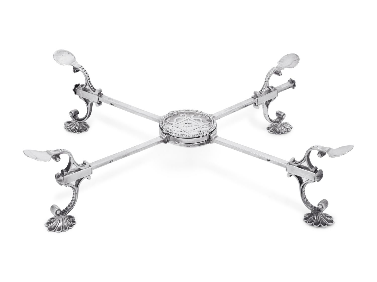 A George III Silver Dish Cross