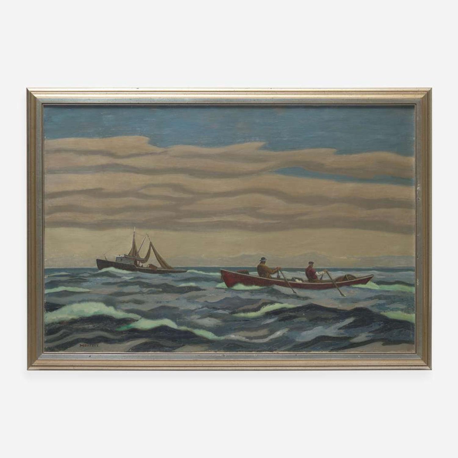 Ross E. Moffett (American, 1888–1971) Fishing Boats
