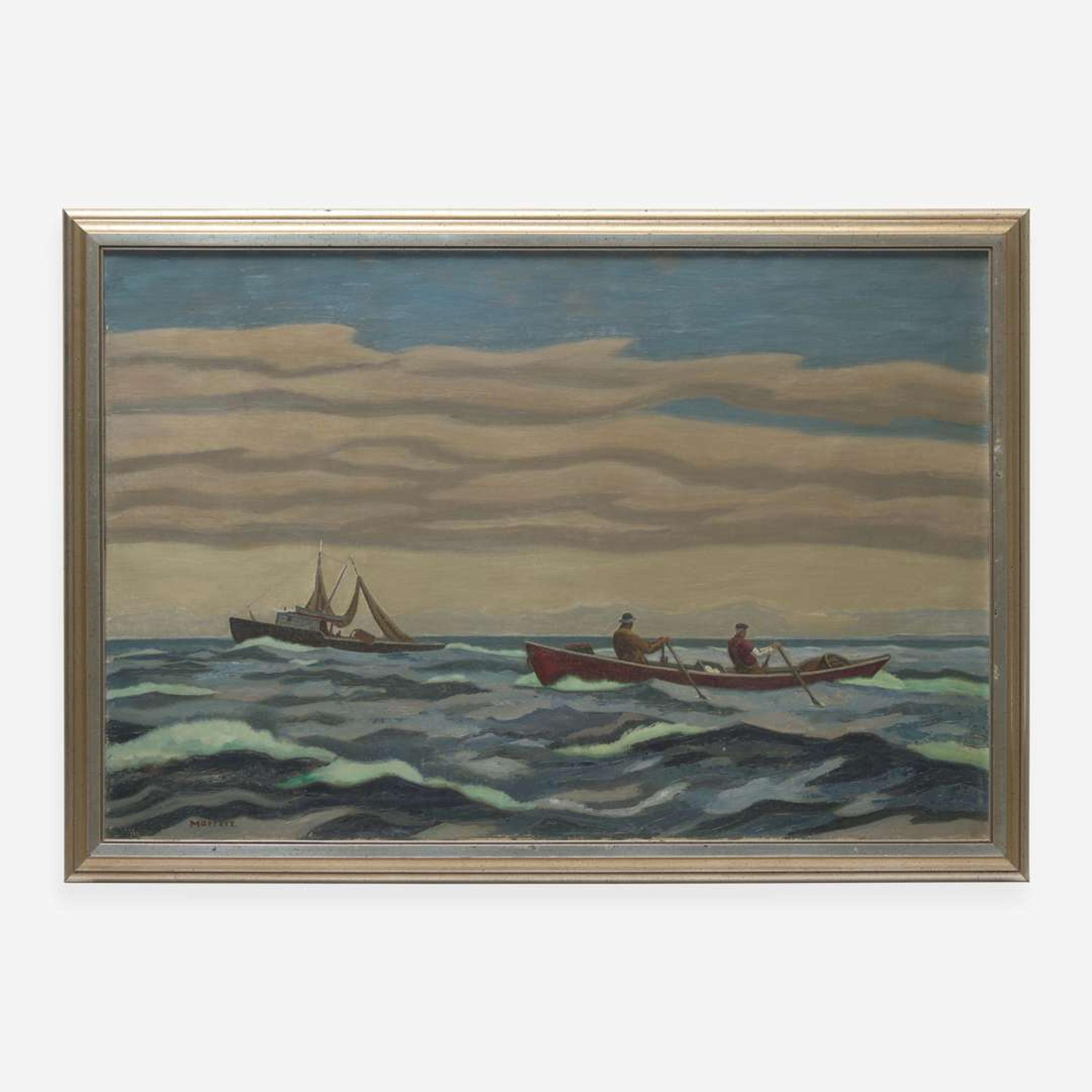 Ross E. Moffett (American, 1888–1971) Fishing Boats