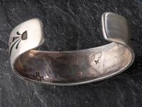 Group of Hopi Silver Overlay Cuff Bracelets