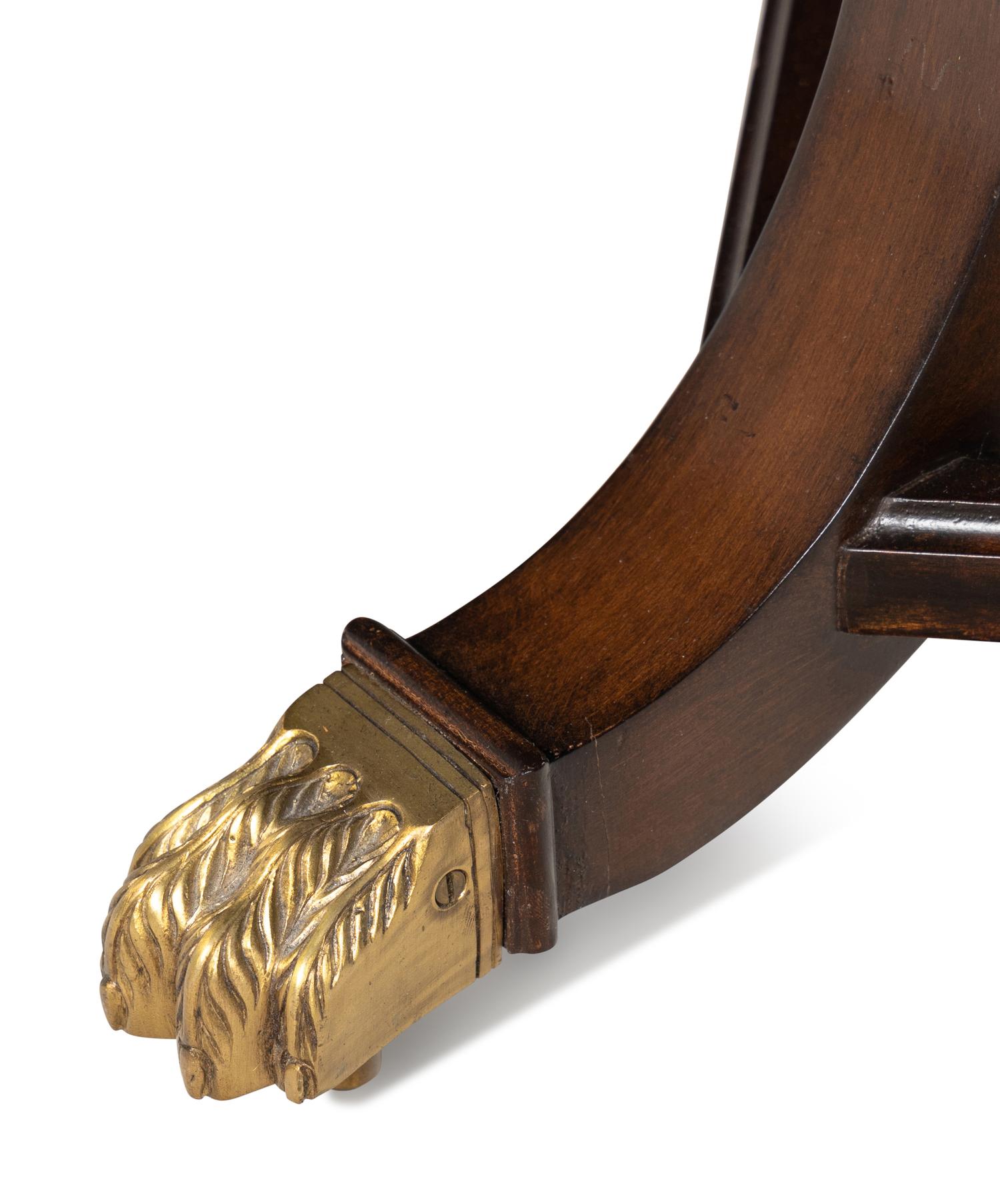 A Regency Style Mahogany Low Table