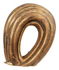 A Pair of Neoclassical Style Gilded Ribbon-Swag Motif Mirrors