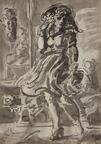Reginald Marsh (American, 1898-1954) - Uno Committee (Picks Site Estate): A Double-Sided Work