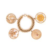 YELLOW GOLD CHARM BRACELET