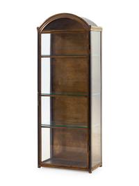 A French Steel, Brass, and Glass Vitrine