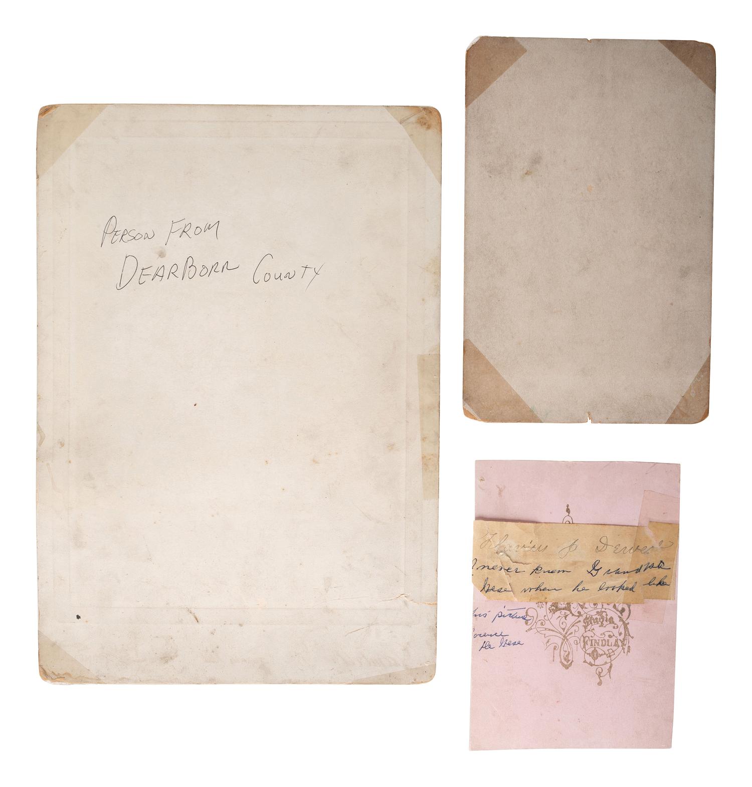 [CIVIL WAR]. A group of 8 items identified to Flavius J. Dewese, Company G, 118th Ohio Infantry, incl. the Bible he carried during the Civil War, post-war photographs and GAR button.