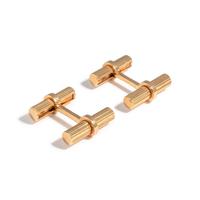 TIFFANY & CO., YELLOW GOLD CUFFLINKS