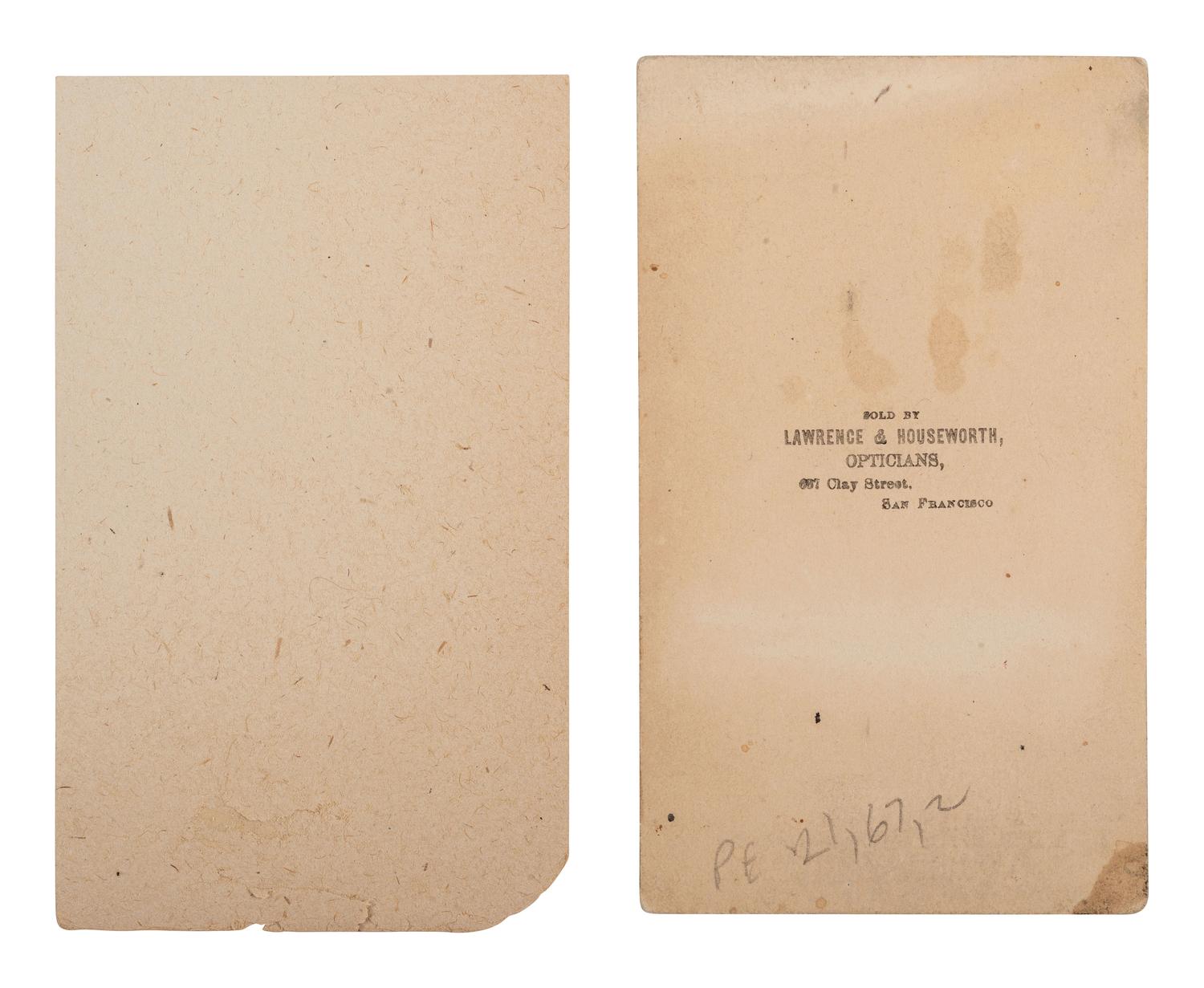 [NATIVE AMERICANS]. 2 CDVs of Sioux involved in the 1862 Dakota Uprising incl. Cut Nose by WHITNEY.