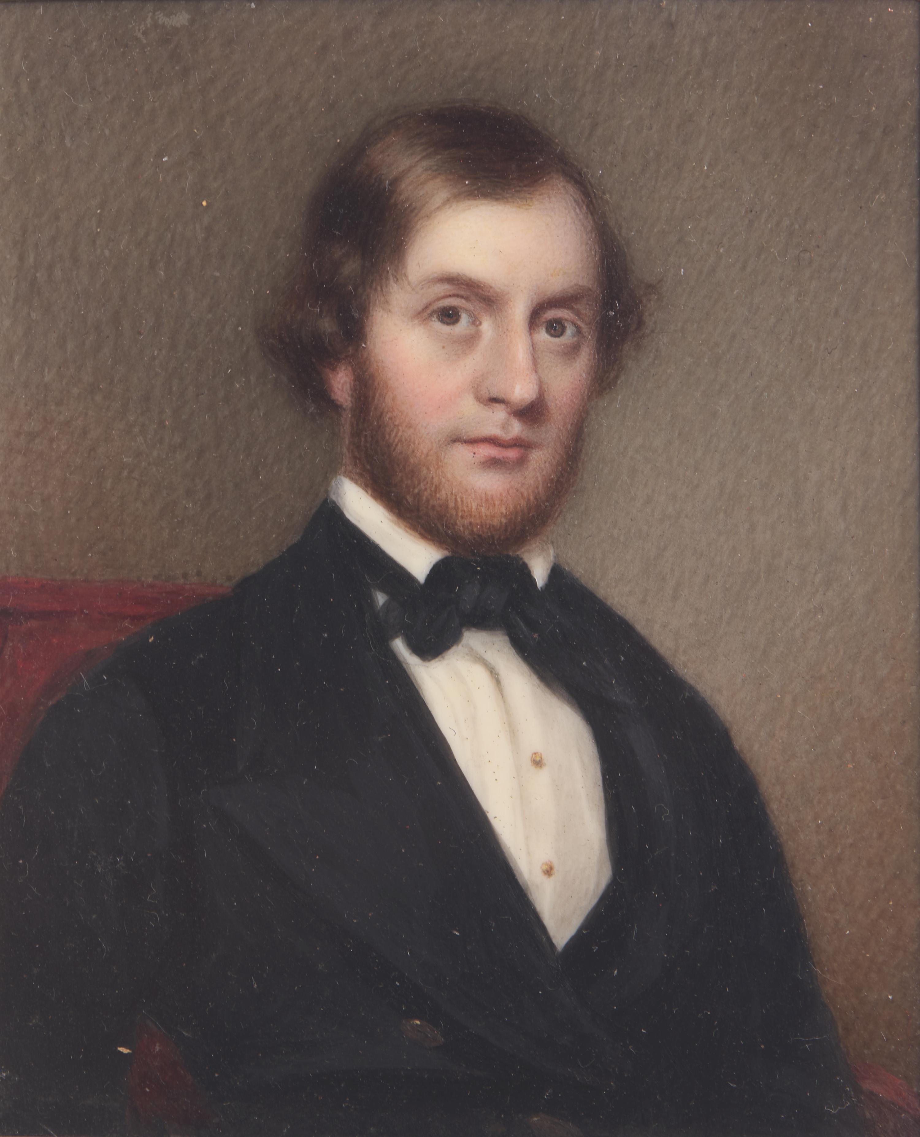 Attributed to Charles H. Fraser (Charleston, South Carolina, 1782-1860)b — Portrait Miniature of Henry Latrobe Roosevelt (1811-1884)