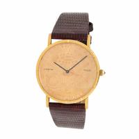 Corum, 18K Yellow Gold 'Coin' Watch