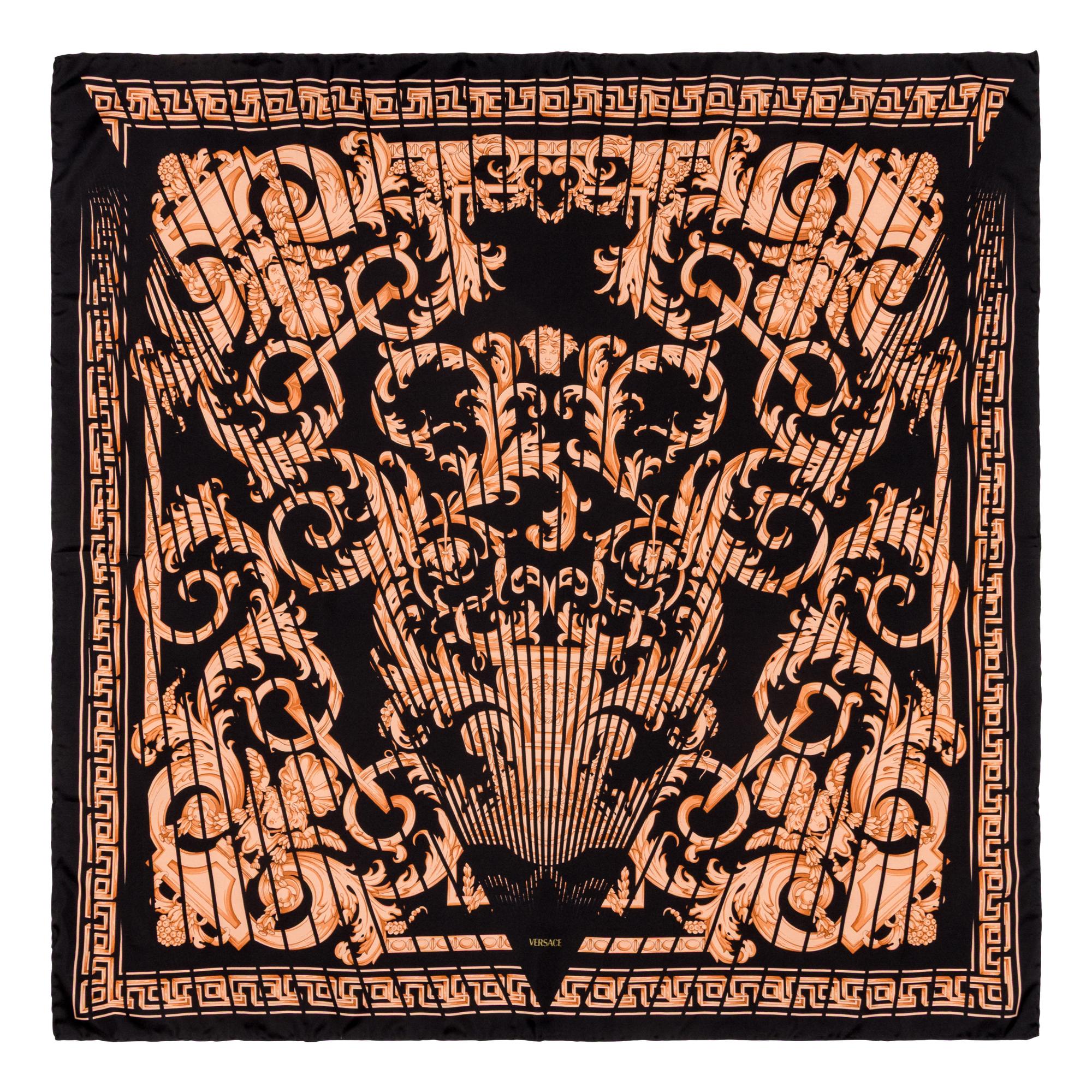 Gucci, Versace, & Louis Vuitton; Six Scarves