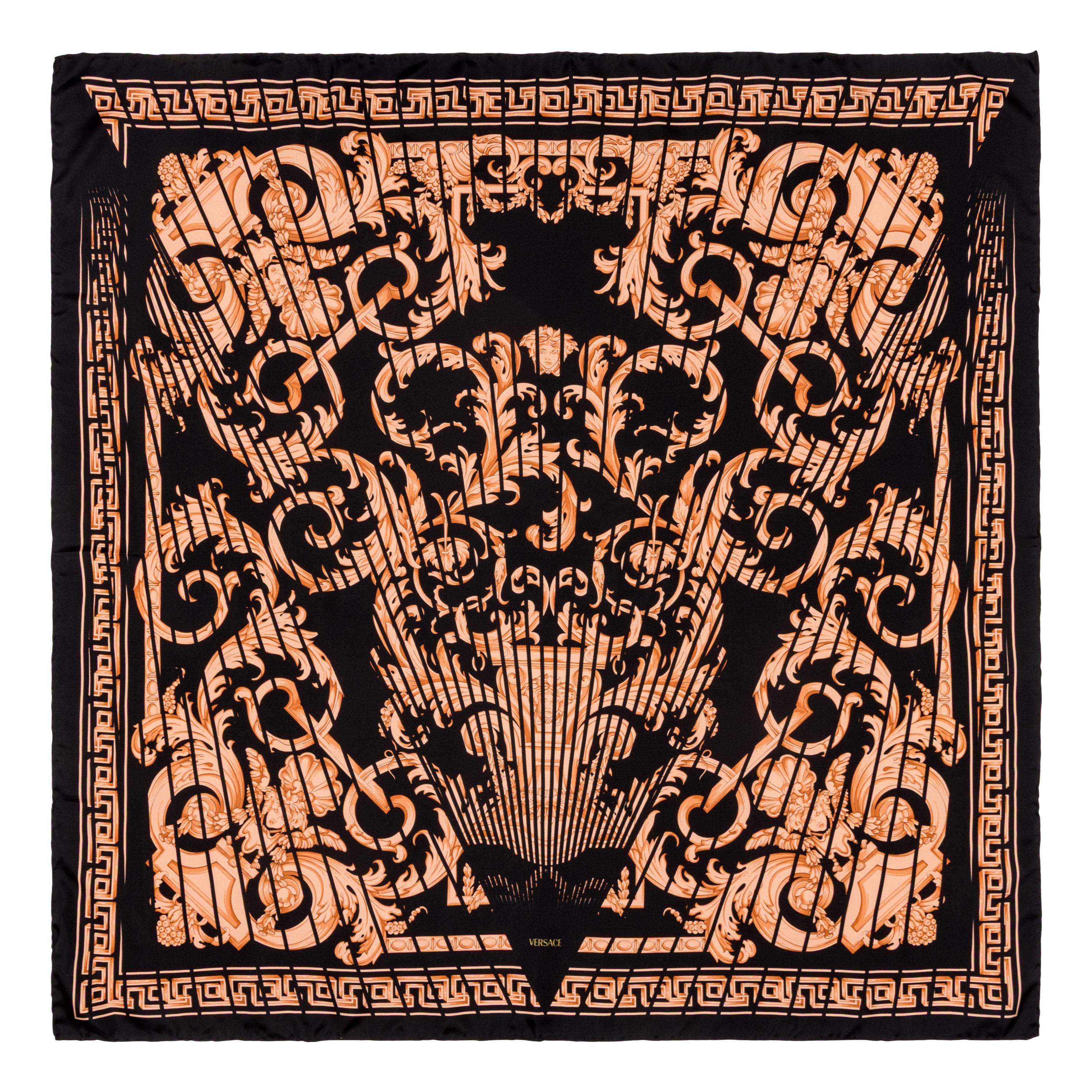 Gucci, Versace, & Louis Vuitton; Six Scarves