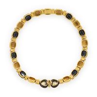 Faraone, Yellow Sapphire, Diamond, Yellow Gold, and Steel Necklace