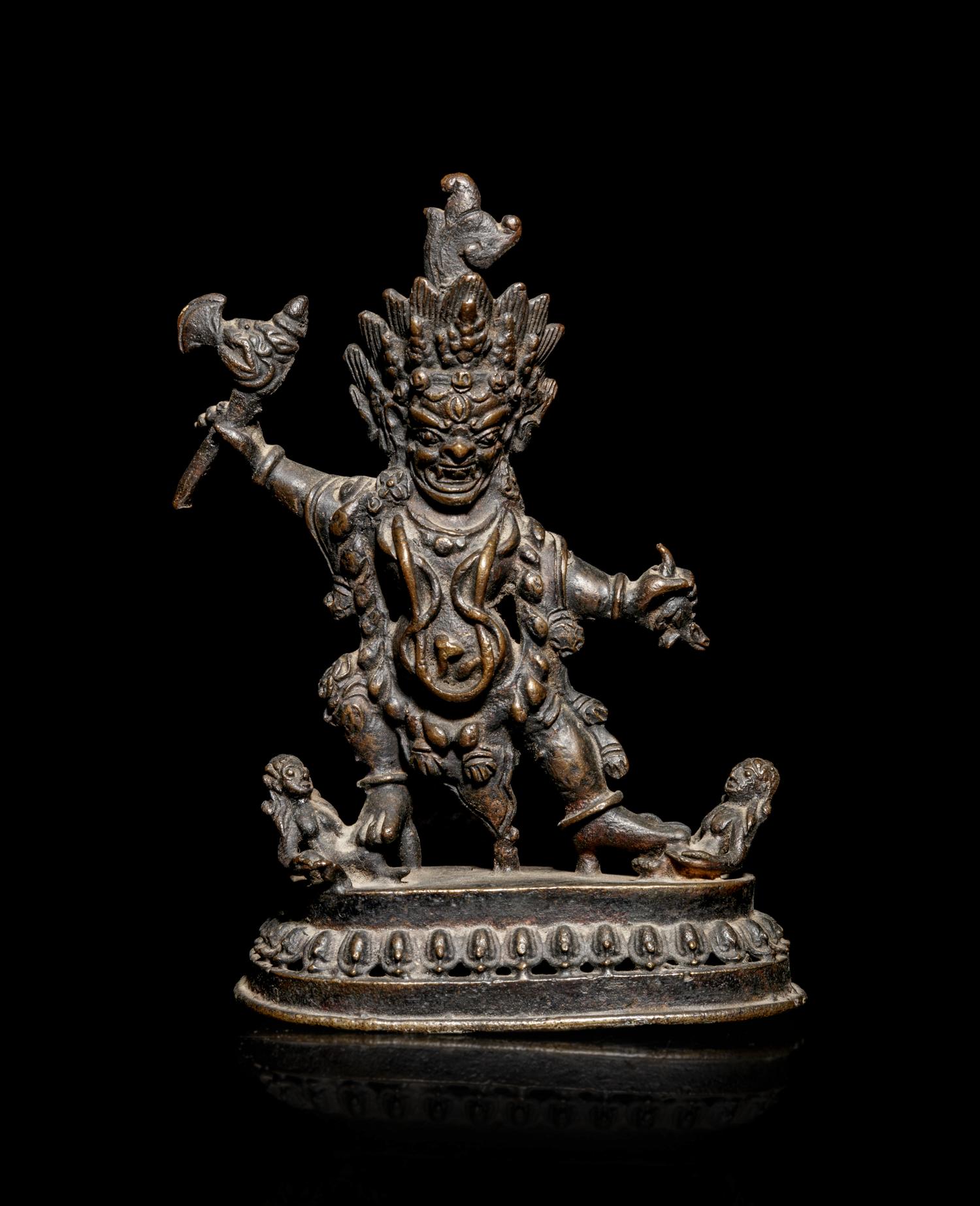 A Tibetan Bronze Figure of a Bodhisattva