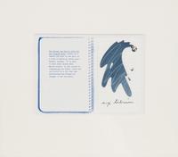 Untitled, Ex Libris for Printed Matter, Thrown Ink Bottle With Fly