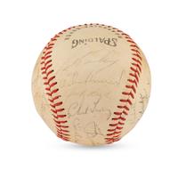 A 1962 New York Yankees Team Signed Autograph Baseball (Beckett Authentication Services Letter of Authenticity)