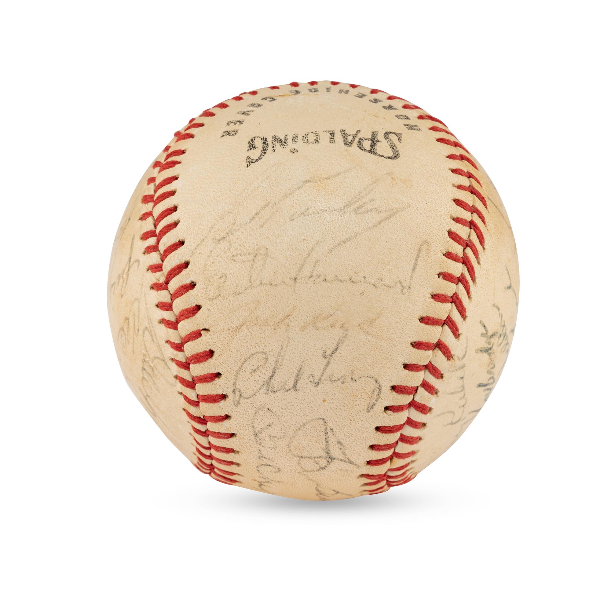 A 1962 New York Yankees Team Signed Autograph Baseball (Beckett Authentication Services Letter of Authenticity)