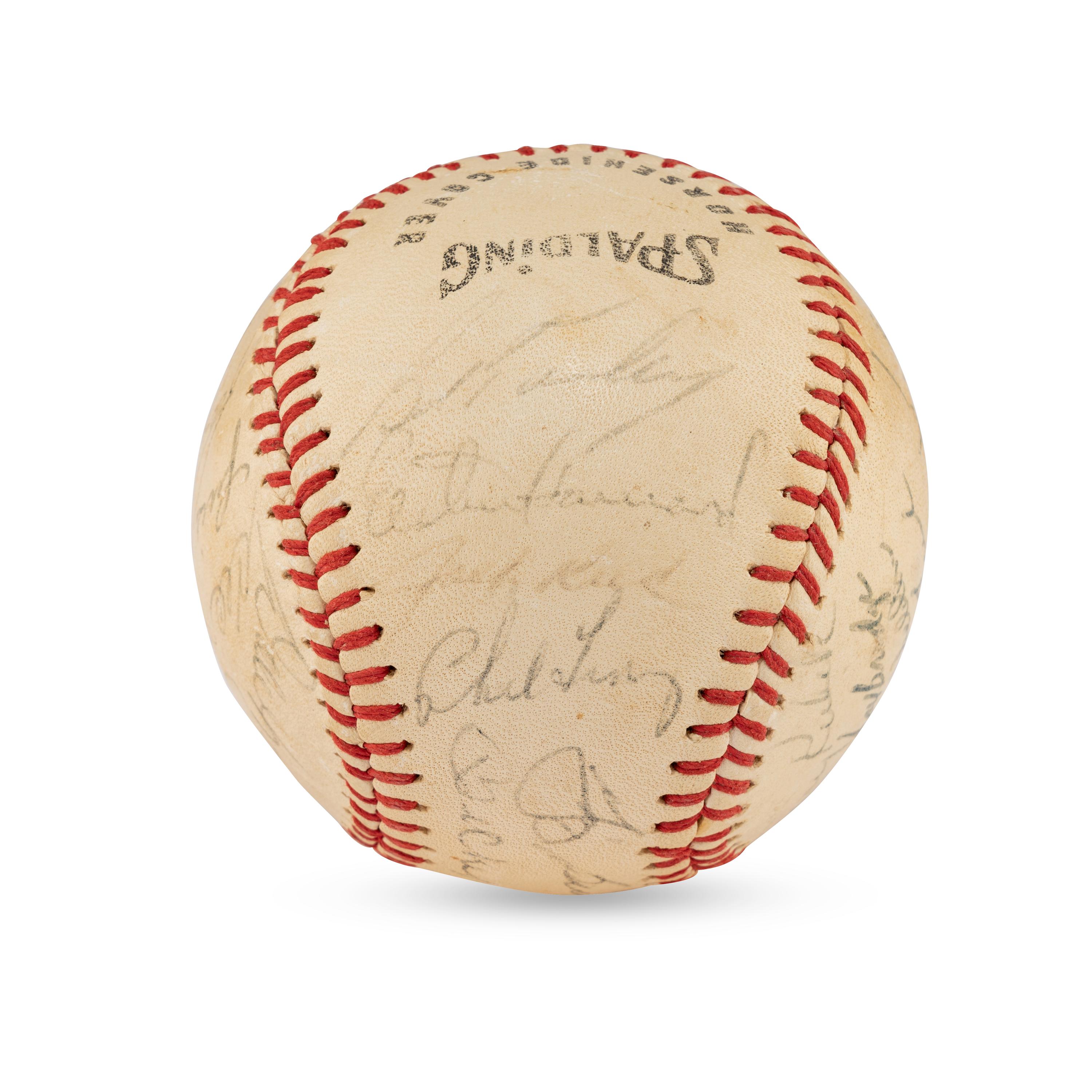 A 1962 New York Yankees Team Signed Autograph Baseball (Beckett Authentication Services Letter of Authenticity)