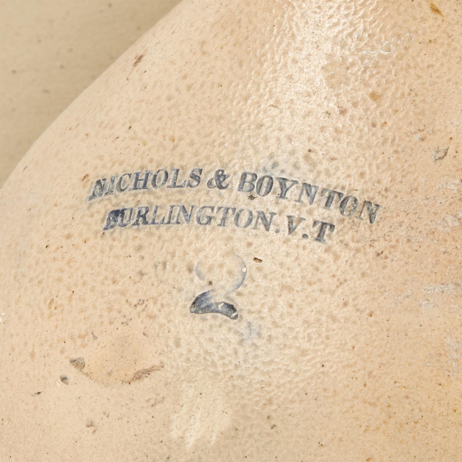 Four Cobalt-Decorated Stoneware Jugs