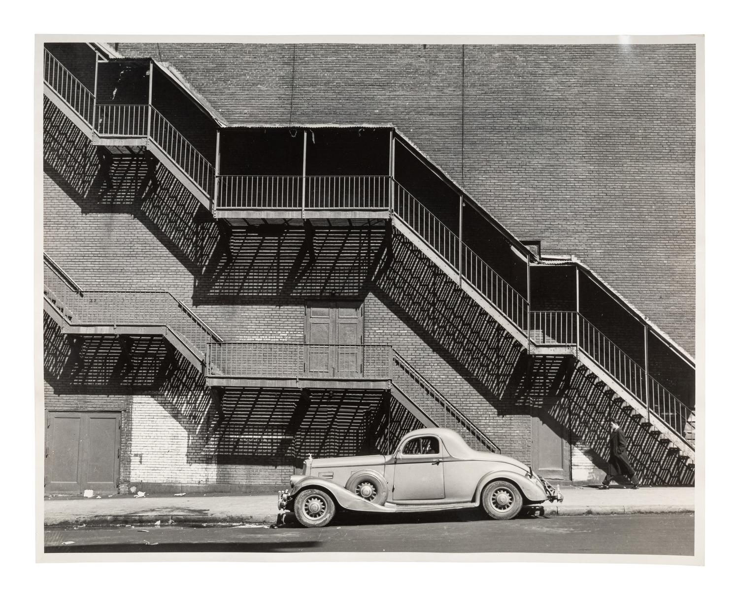 Todd Webb (1905-2000) Mr. Johnson's Pierce Arrow, Harlem, New York, 1946