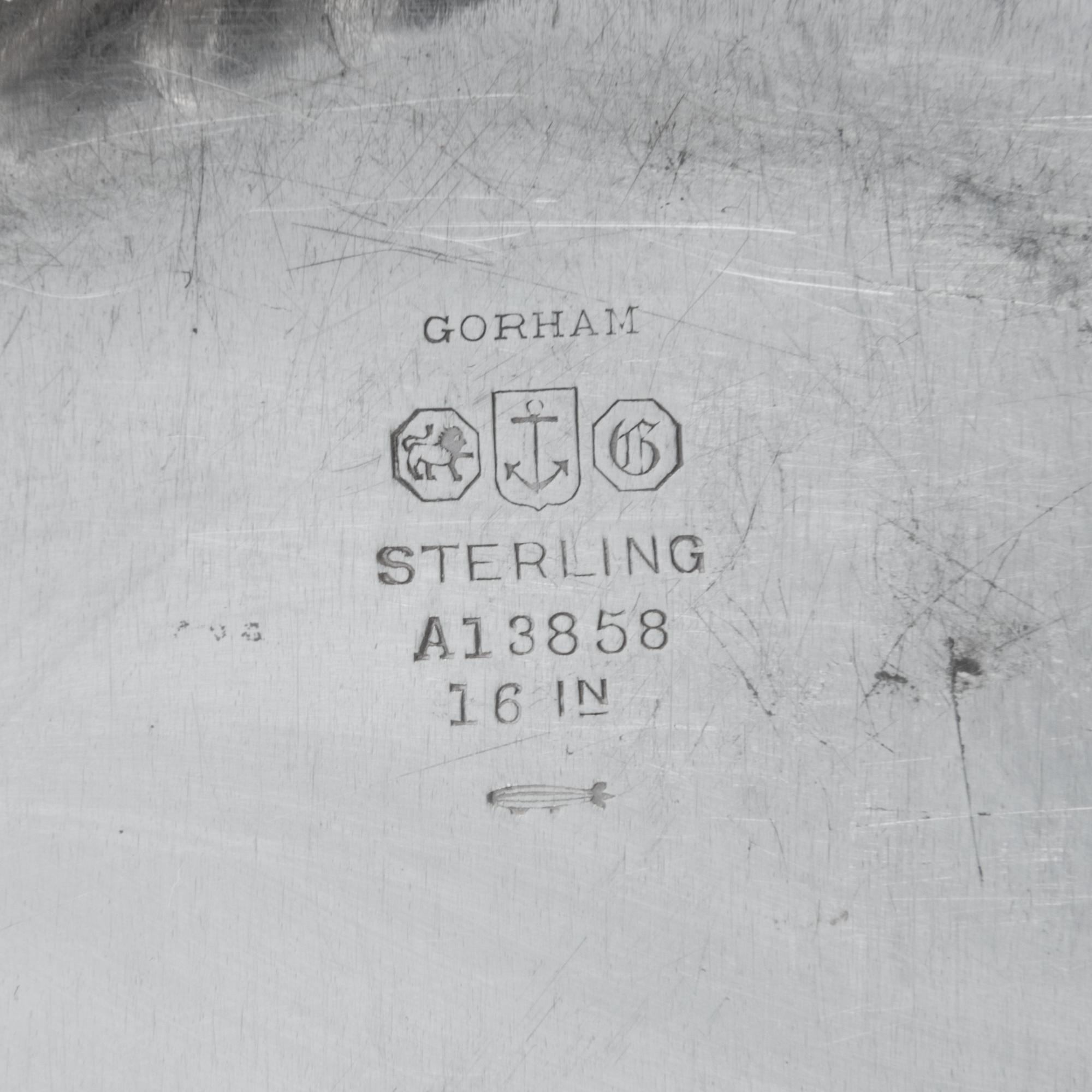 Two American Silver Trays
