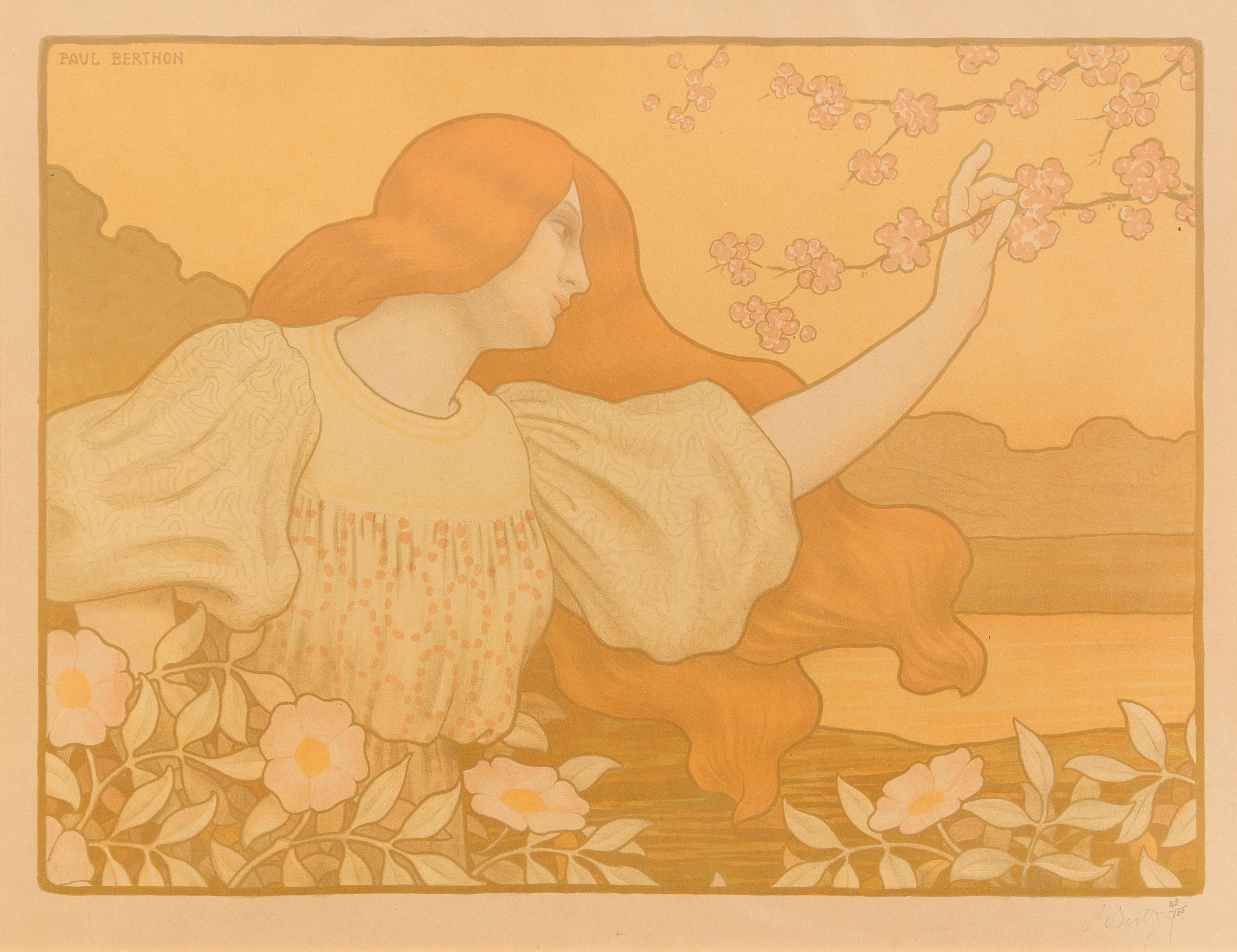 Paul Berthon, (French, 1872-1909), Les Eglantines