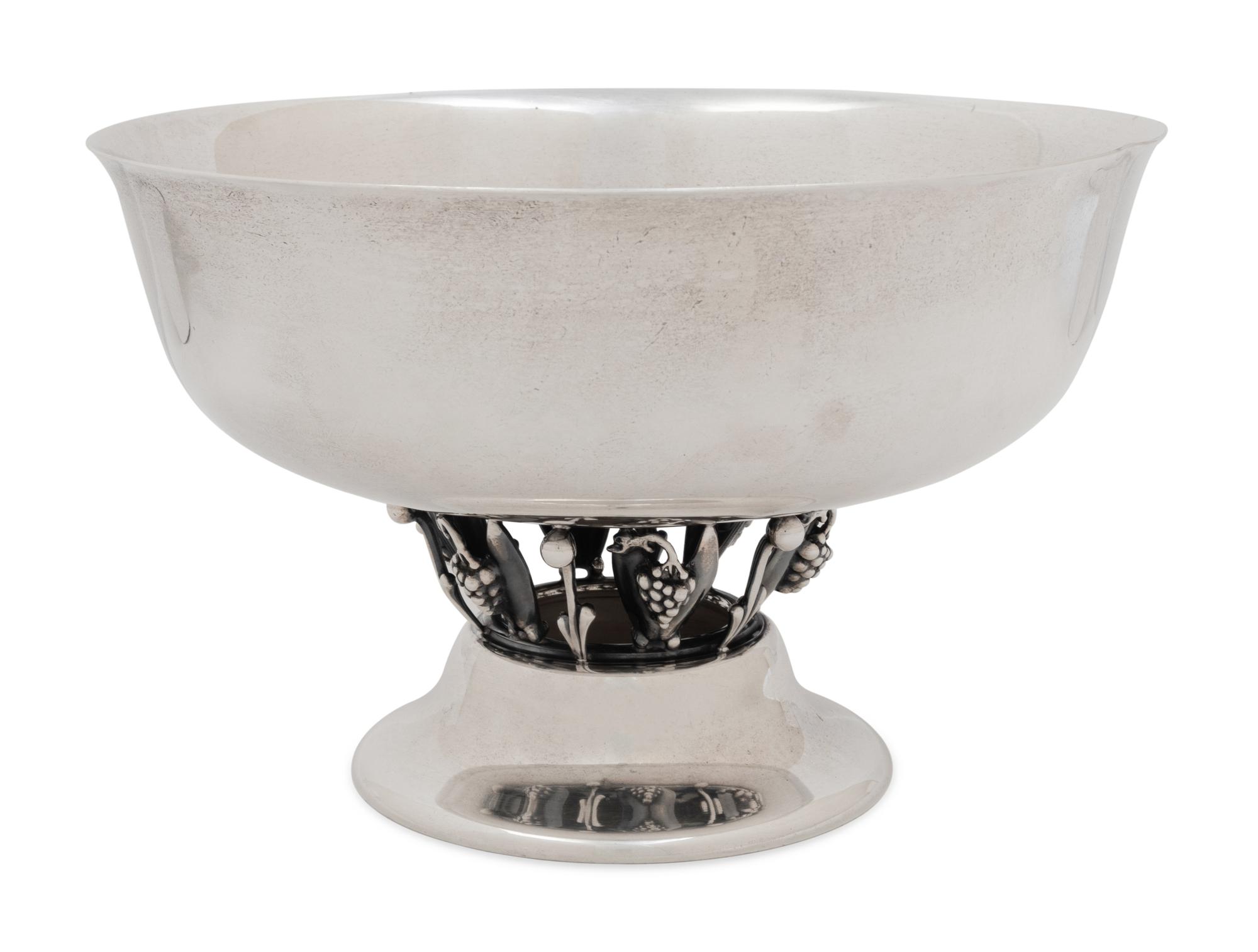 An American Silver Center Bowl