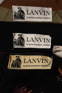 Three Lanvin Items, 1970-80s