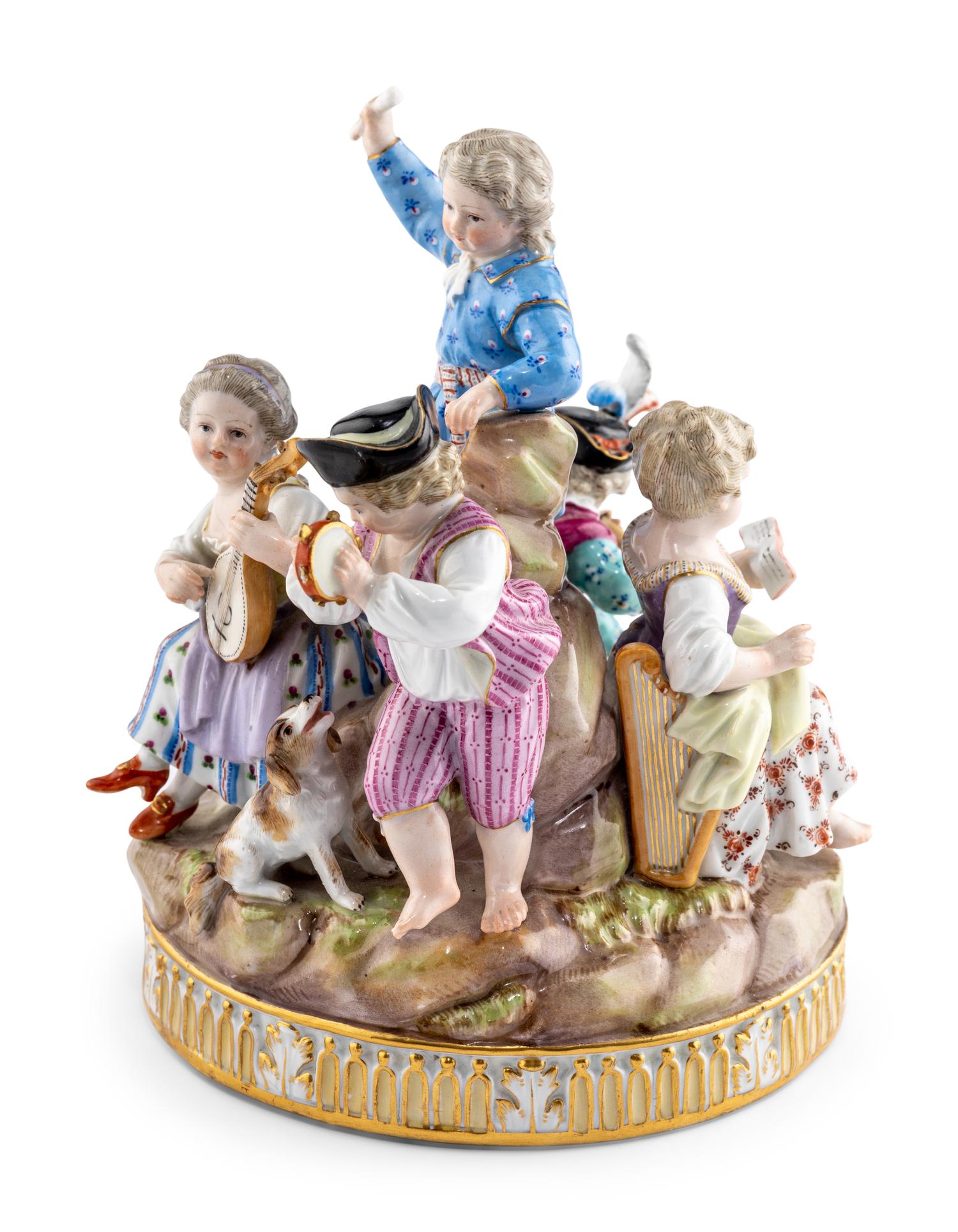 A Meissen Porcelain Figural Group