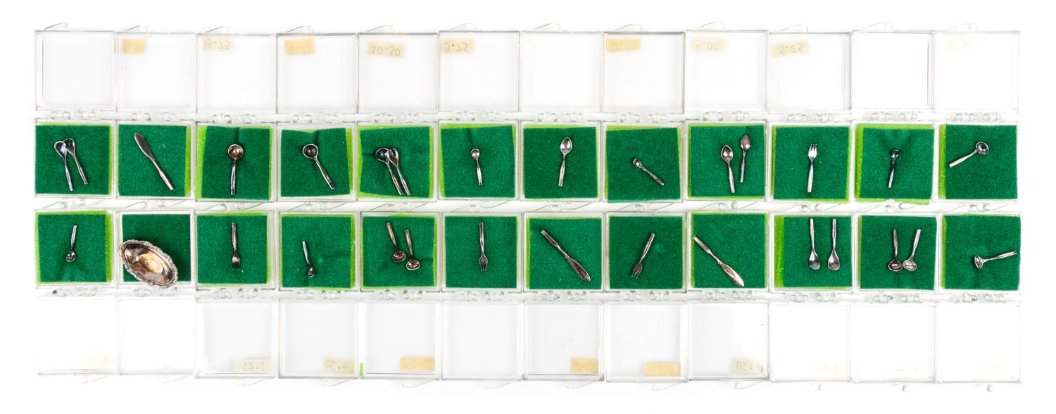 A Collection of Silver Flatware Articles, Daisy Couture, Seattle, WA, comprising forks, spoons, knives, ladles, serving forks and servi