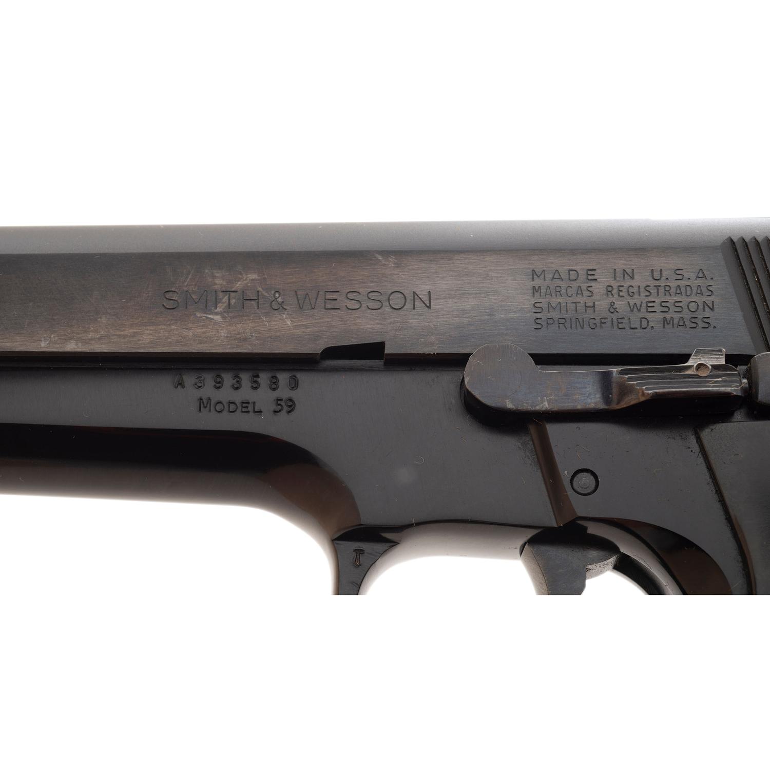 *Smith & Wesson Model 59 in Box with Spare Magazine & Accessories