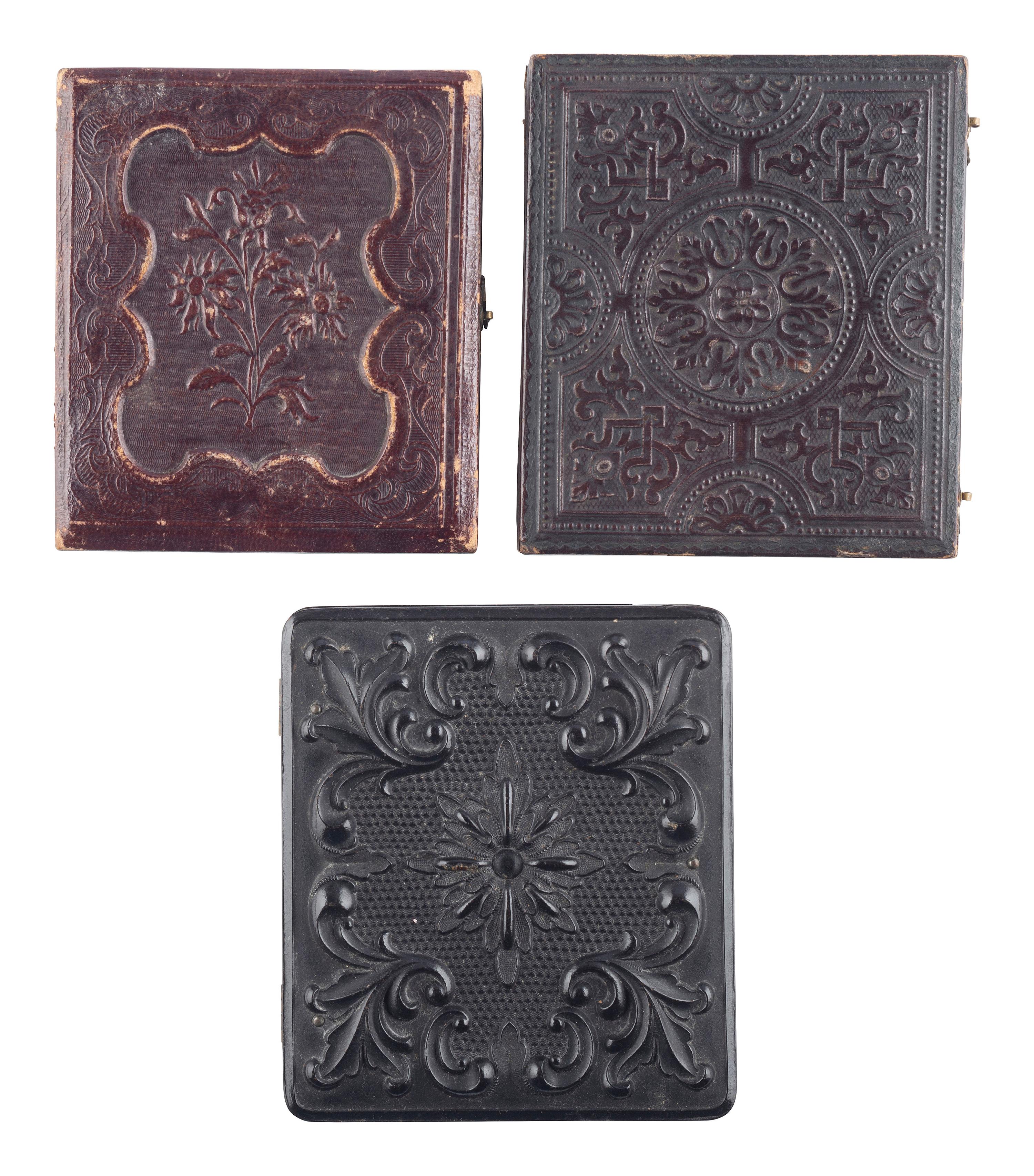 [EARLY PHOTOGRAPHY]. A group of 11 daguerreotypes featuring gentleman of varying ages, incl. portraits by ANSON, WHITEHURST, and VAN LOAN.