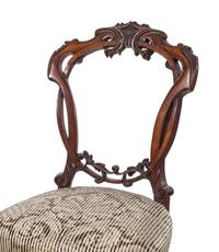 A Pair of French Aesthetic Movement Mahogany Side Chairs
