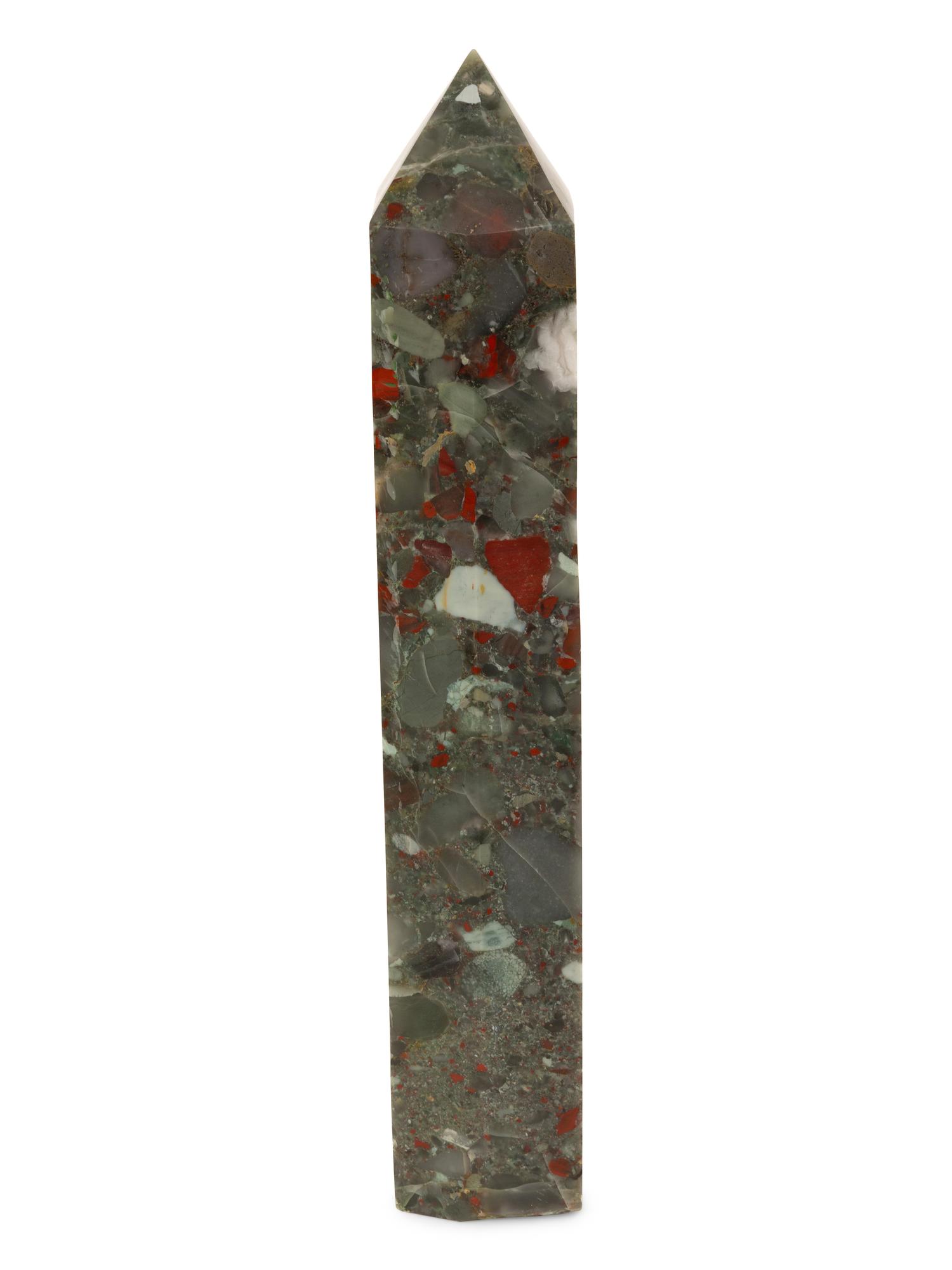 A Solid Agate Obelisk