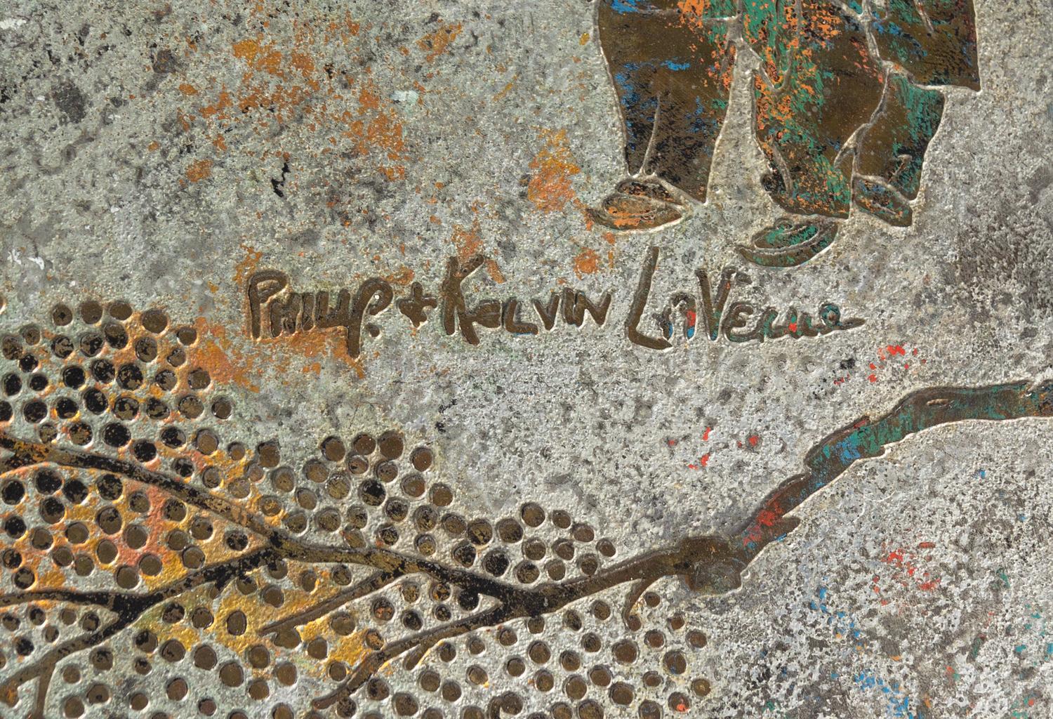 A Circular 'Chan' Coffee Table by Philip and Kelvin LaVerne (American, 1907-1987 and b. 1937)
