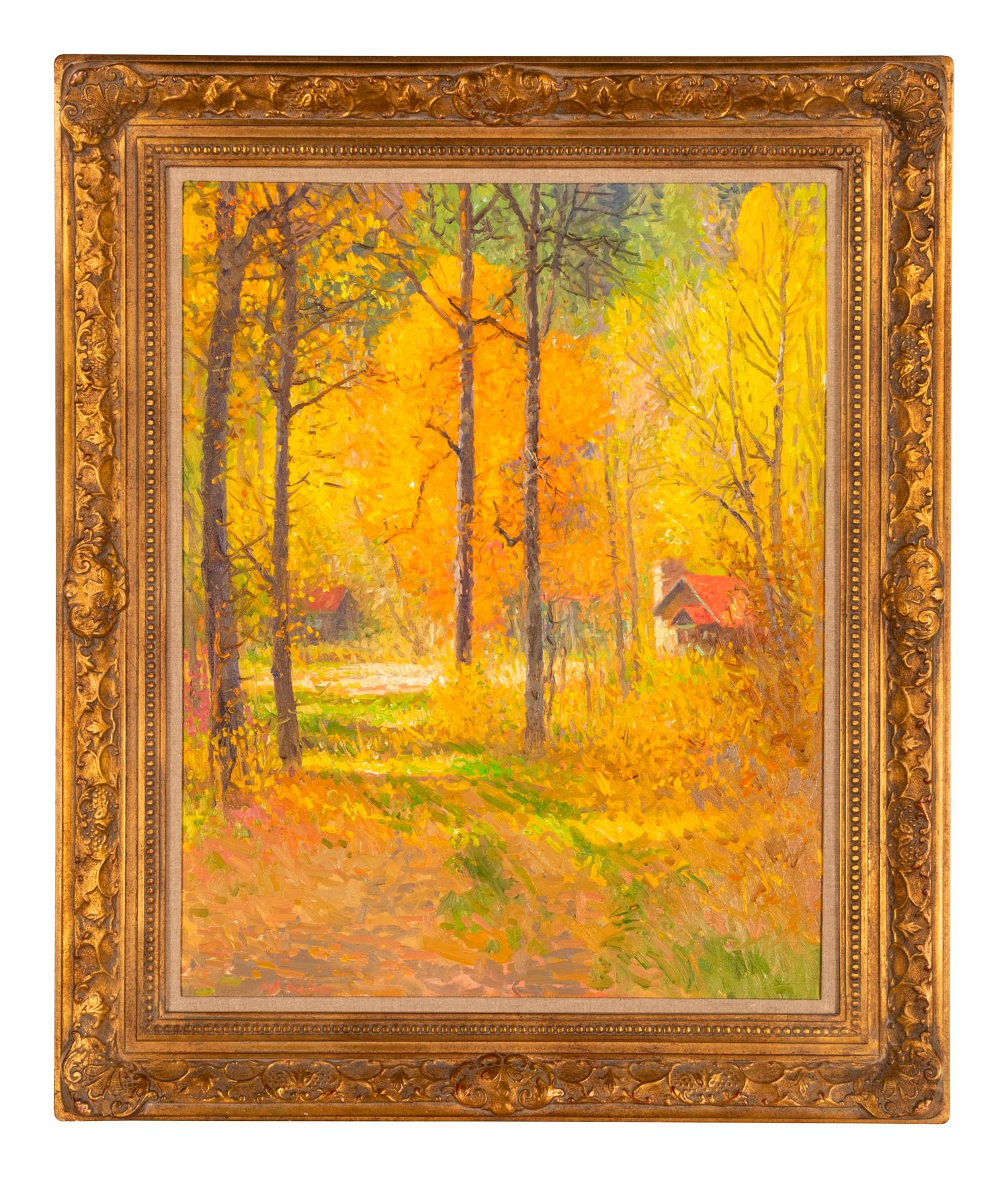 Red Roof and Maples , 1990